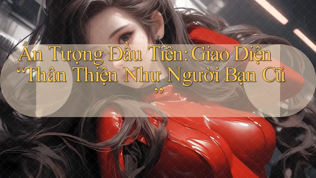 Ấn Tượng Đầu Tiên: Giao Diện “Thân Thiện Như Người Bạn Cũ” Ấn Tượng Đầu Tiên: Giao Diện “Thân Thiện Như Người Bạn Cũ”