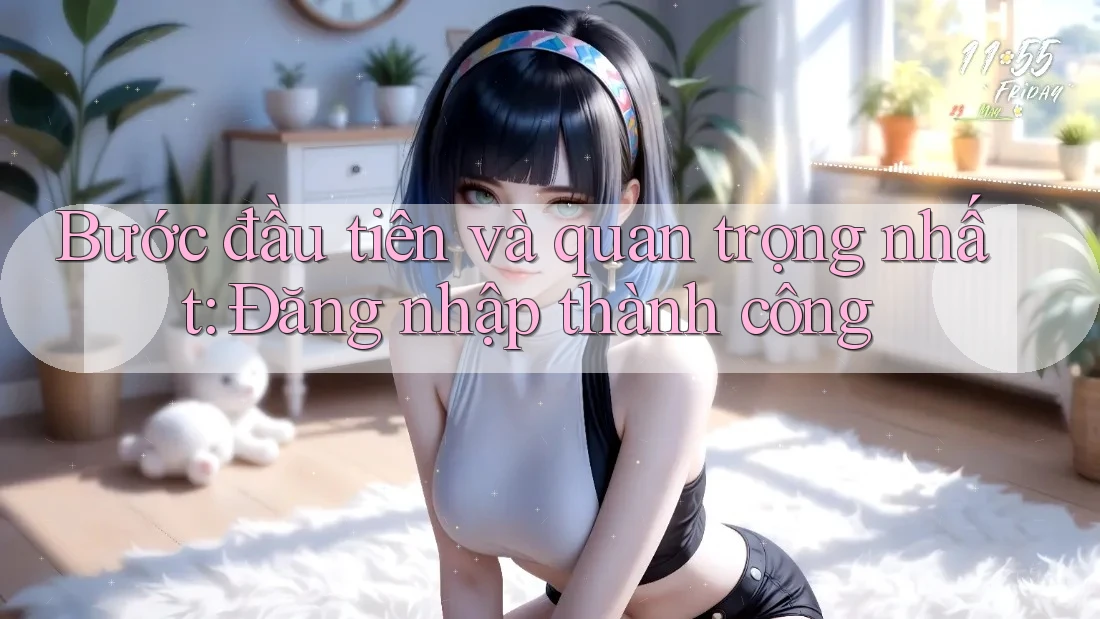 Bước đầu tiên và quan trọng nhất: Đăng nhập thành công Bước đầu tiên và quan trọng nhất: Đăng nhập thành công