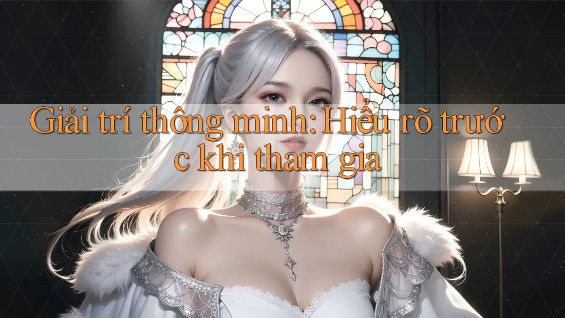 Giải trí thông minh: Hiểu rõ trước khi tham gia Giải trí thông minh: Hiểu rõ trước khi tham gia
