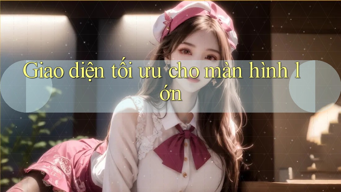 Giao diện tối ưu cho màn hình lớn Giao diện tối ưu cho màn hình lớn