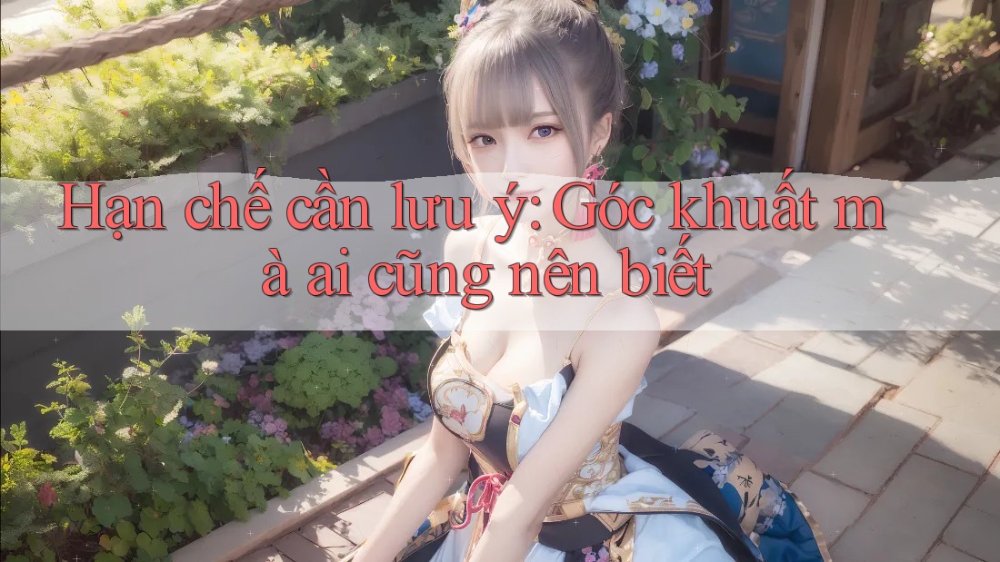 Hạn chế cần lưu ý: Góc khuất mà ai cũng nên biết Hạn chế cần lưu ý: Góc khuất mà ai cũng nên biết
