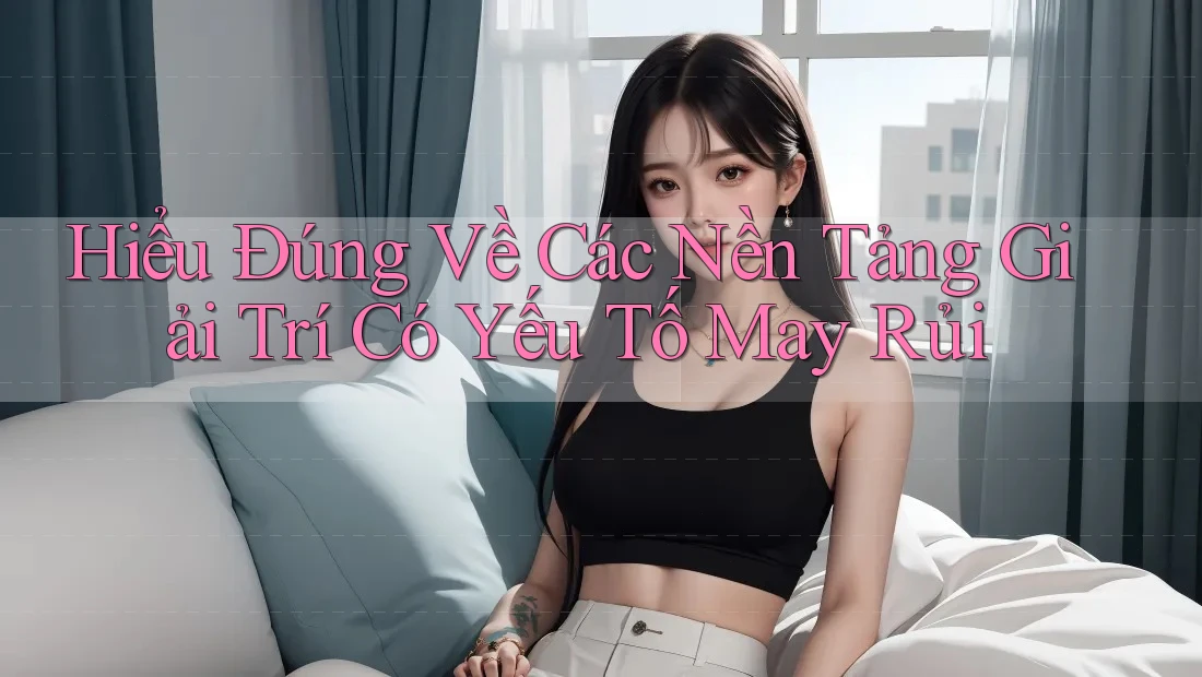 Hiểu Đúng Về Các Nền Tảng Giải Trí Có Yếu Tố May Rủi