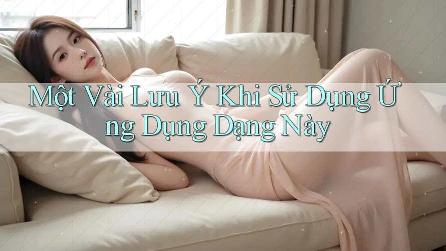 Một Vài Lưu Ý Khi Sử Dụng Ứng Dụng Dạng Này