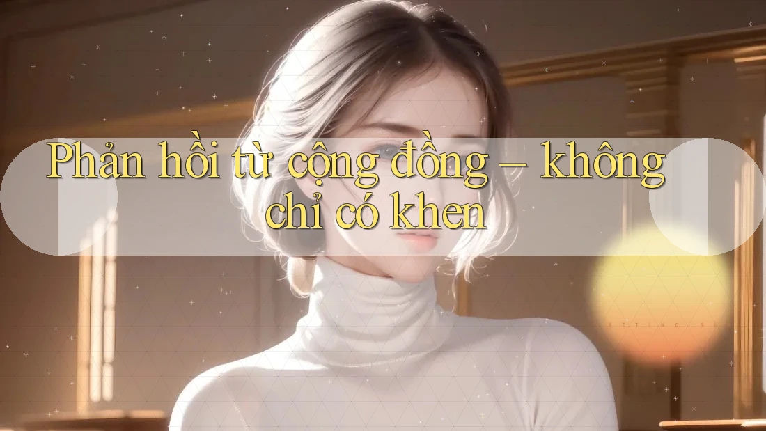 Phản hồi từ cộng đồng – không chỉ có khen