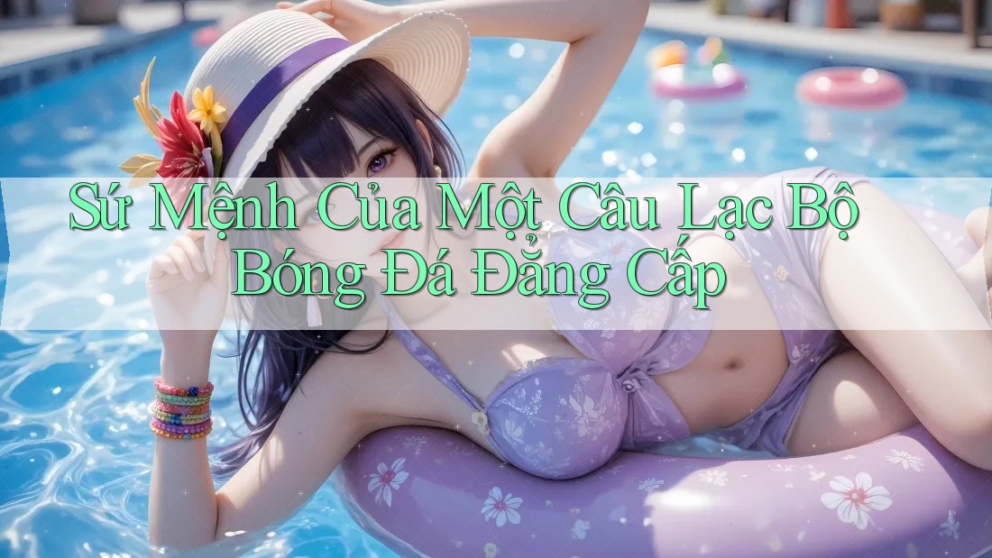 Sứ Mệnh Của Một Câu Lạc Bộ Bóng Đá Đẳng Cấp