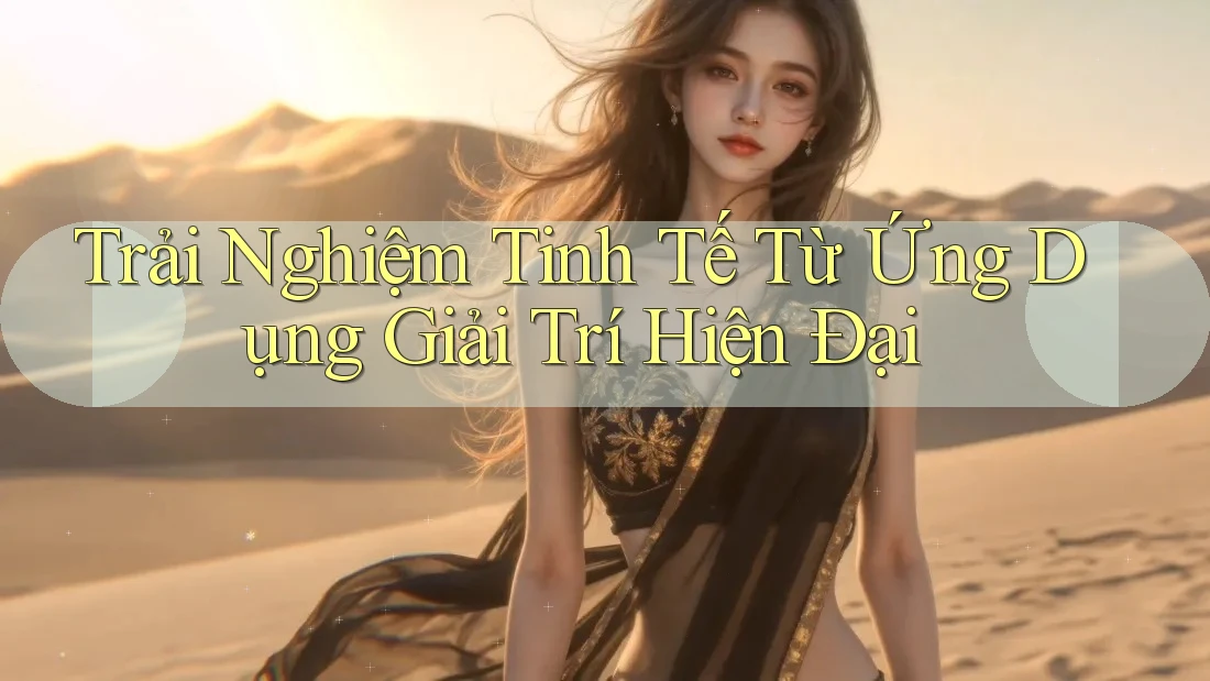 Trải Nghiệm Tinh Tế Từ Ứng Dụng Giải Trí Hiện Đại Trải Nghiệm Tinh Tế Từ Ứng Dụng Giải Trí Hiện Đại