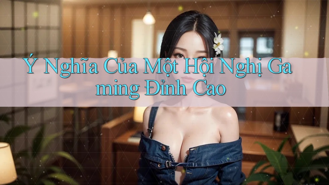 Ý Nghĩa Của Một Hội Nghị Gaming Đỉnh Cao Ý Nghĩa Của Một Hội Nghị Gaming Đỉnh Cao